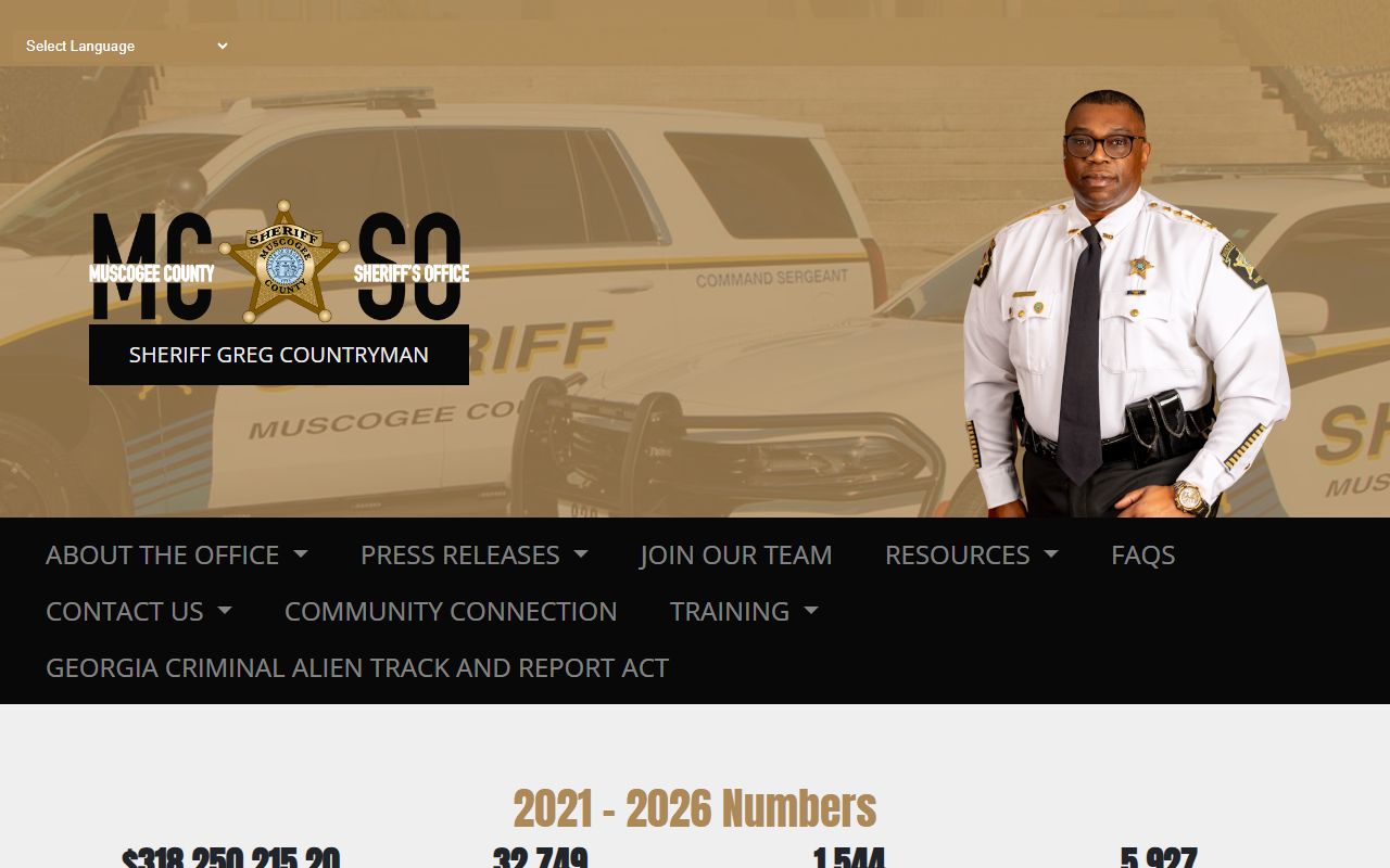 Muscogee County arrest records sheriff source